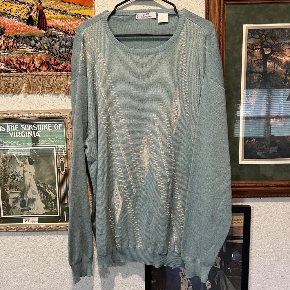 Vintage‎ 90’s Italian Bernardini Knit Sweater Size XL